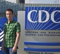 CDC Fellow Brad Greening, seen here at the CDC in Atlanta, was part of the CDC team that used mathematical models to predict the path of Ebola in West Africa. <i>Photo credit: CDC</i>